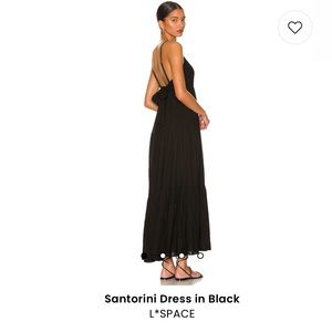 L Space Santorini Dress Black Small